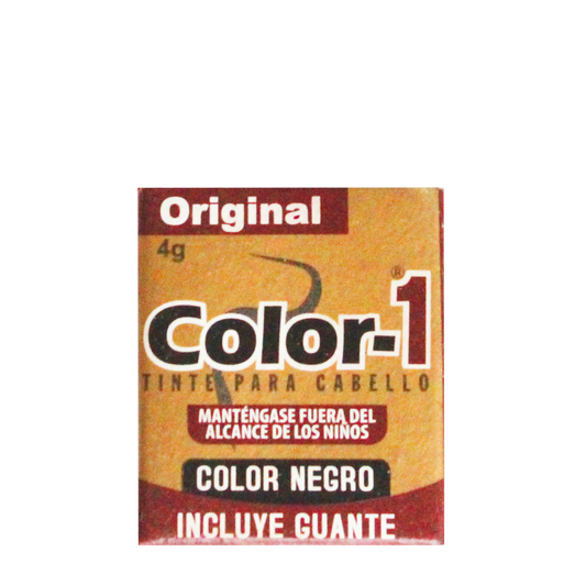 TINTURA PASTILLA COLOR-1 NEGRO